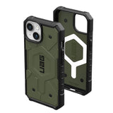 Husa de protectie UAG Pathfinder MagSafe compatibil cu iPhone 15 Plus, Oliv Drab