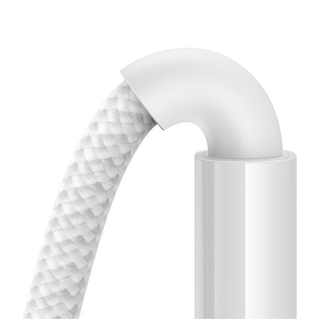 Cablu Baseus Display 2 (P10382701211-01), Fast Charging, USB to Type-C, Digital Display, 100W, 2m, Moon White