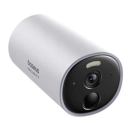 Baseus Outdoor Camera Security B1 (S0SV002130), 2K, 8GB, Two-way Talk, Night Vision, IP67, 7.800mAh, Alb