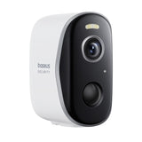 Camera Supraveghere Exterior, 2K, Two-way Talk, Color Night Vision, IP67, 7.800mAh - Baseus (S0ST002130) - White