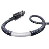 Cablu Baseus Display 2 (P10382700121-01), USB to Lightning, Fast Charging, Digital Display, 2.4A, 2m, Negru Cosmic
