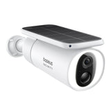 Baseus Outdoor Camera Security S1 (S0SW002130), with Solar Panel, 2K, 8GB, Two-way Audio, Night Vision, 10.400mAh, Alb