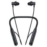 Casti Acefast Bluetooth Earphones (N4), Behind the Head, Neckband, Bluetooth 5.3, IPX4, LED Display, 800mAh, Negru