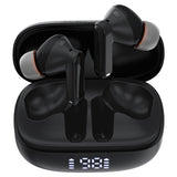 Casti Acefast (W1), Type-C, TWS, Bluetooth 5.4, Call Noise Reduction, IPX4, LED Digital Display, Negru
