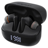 Casti Acefast (W1), Type-C, TWS, Bluetooth 5.4, Call Noise Reduction, IPX4, LED Digital Display, Negru