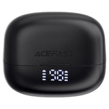 Casti Acefast (W1), Type-C, TWS, Bluetooth 5.4, Call Noise Reduction, IPX4, LED Digital Display, Negru