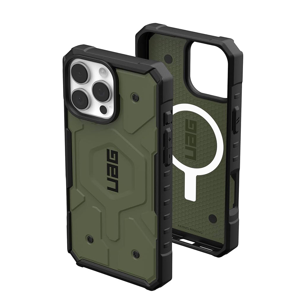 Husa de protectie UAG Pathfinder MagSafe compatibil cu iPhone 16 Pro Max, Oliv Drab