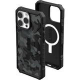 Husa de protectie UAG Pathfinder SE MagSafe compatibil cu iPhone 16 Pro, Bleumarin Camo