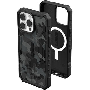 Husa de protectie UAG Pathfinder SE MagSafe compatibil cu iPhone 16 Pro, Bleumarin Camo
