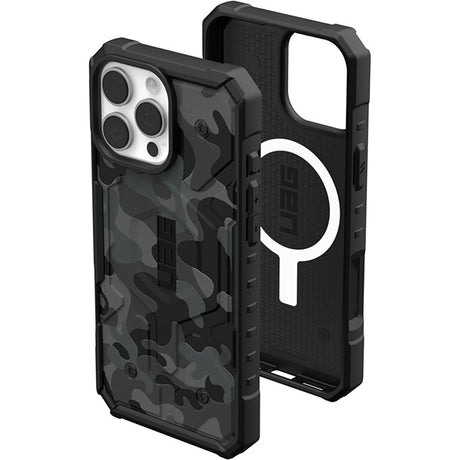 Husa de protectie UAG Pathfinder SE MagSafe compatibil cu iPhone 16 Pro, Bleumarin Camo