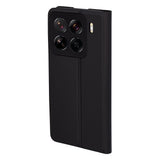 Husa de protectie Techsuit Magskin Book compatibil cu Xiaomi 15 Pro, Negru
