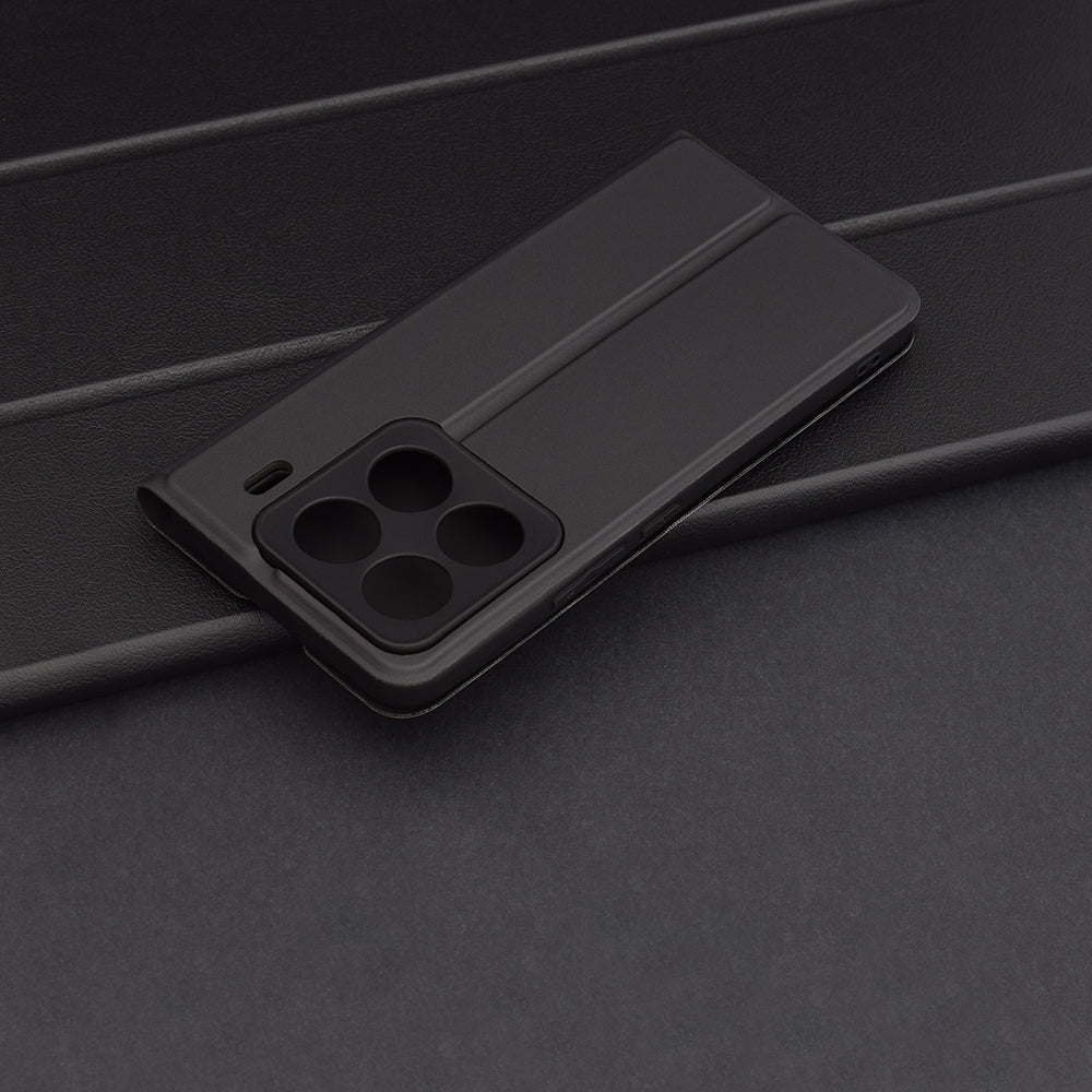 Husa de protectie Techsuit Magskin Book compatibil cu Xiaomi 15 Pro, Negru