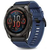 Curea smartwatch Techsuit Watchband QuickFit 26mm (W070) compatibil cu Garmin Fenix 3/3 HR/5X/5X Plus/6X/6X Pro/7X/7X Pro Solar, Nightshade Blue