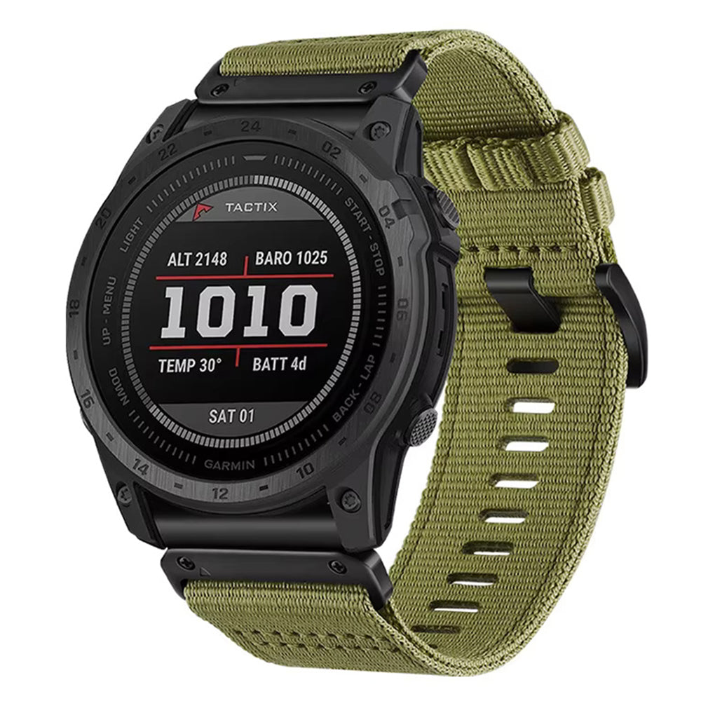 Curea smartwatch Techsuit Watchband QuickFit 22mm (W070) compatibil cu Garmin Fenix 5/5 Plus 6/6 Pro/7/Forerunner 935/945/970/Approach S60, Verde Dew