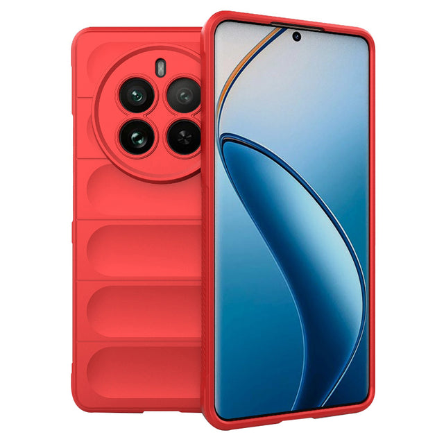 Husa de protectie Techsuit Magic Shield compatibil cu Realme 12 Pro / 12 Pro+, Rosu