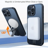 Husa de protectie Torras Pstand Spin MagSafe compatibil cu iPhone 16 Pro Max, Negru