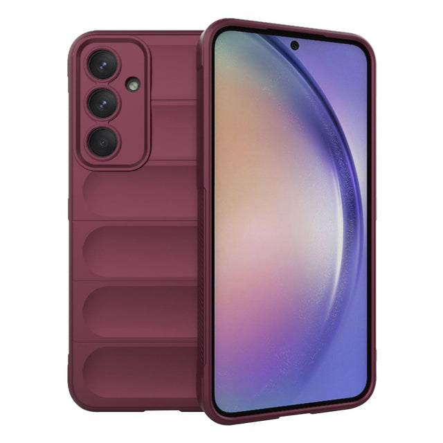 Husa de protectie Techsuit Magic Shield compatibil cu Samsung Galaxy A54, Bordo