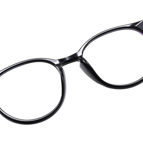 Techsuit Anti-Blue Light Glasses Reflex PC (PC28003-C1), Round, Negru