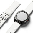 Accesoriu smartwatch Ringke Leather One Basic Bold 24mm compatibil cu Fossil Hybrid / Mobvoi TicWatch Pro 5 / Suunto 9 / Suunto 9 Baro / Suunto D5, Alb
