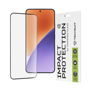 Folie de protectie Techsuit 111D Full Cover / Full Glue Glass compatibil cu Xiaomi 15, Negru