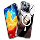 Husa de protectie Torras Diamond MagSafe Series compatibil cu iPhone 15 Pro, Transparent