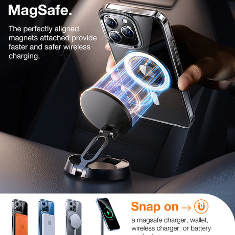 Husa de protectie Torras Diamond MagSafe Series compatibil cu iPhone 15 Pro, Transparent