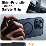 Husa de protectie Torras Guardian Magnetic Series compatibil cu iPhone 16 Pro, Negru