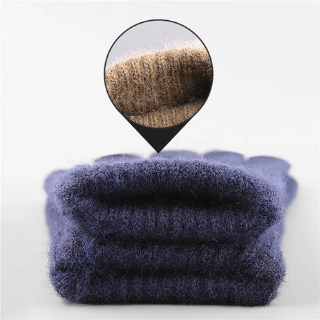 Iwarm Gloves (ST0016), from Alpaca Wool, Size 22cm, Coffee