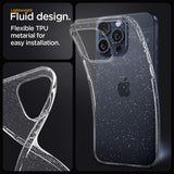 Husa de protectie Techsuit SparkleSkin Series compatibil cu Google Pixel 9a, Transparent