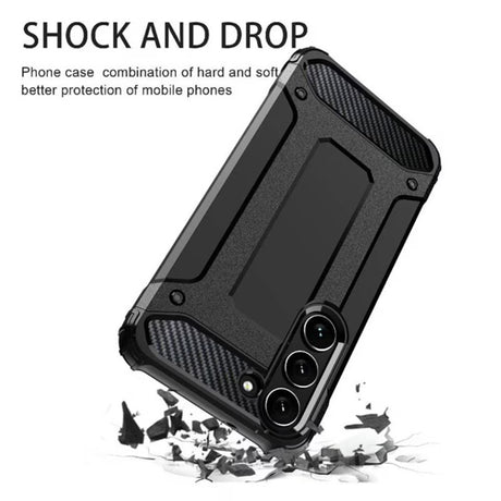 Husa de protectie Techsuit Hybrid Armor compatibil cu Samsung Galaxy A16 4G / A16 5G / A17 4G / A17 5G, Negru
