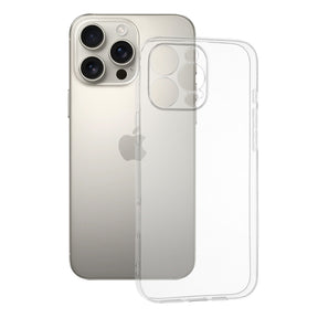 Husa de protectie Techsuit Clear Silicone compatibil cu iPhone 16 Pro Max, Transparent
