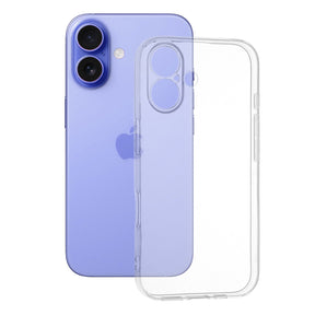 Husa de protectie Techsuit Clear Silicone compatibil cu iPhone 16, Transparent