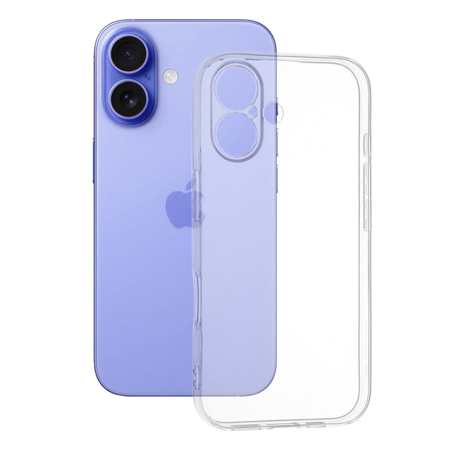 Husa de protectie Techsuit Clear Silicone compatibil cu iPhone 16, Transparent