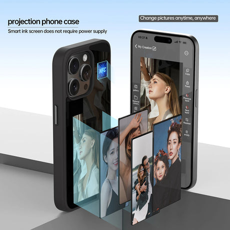 Husa de protectie Techsuit SmartScreen NFC compatibil cu iPhone 16 Plus, Negru