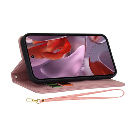 Husa de protectie Techsuit FlipCraft compatibil cu Google Pixel 9a, Sweetheart Pink