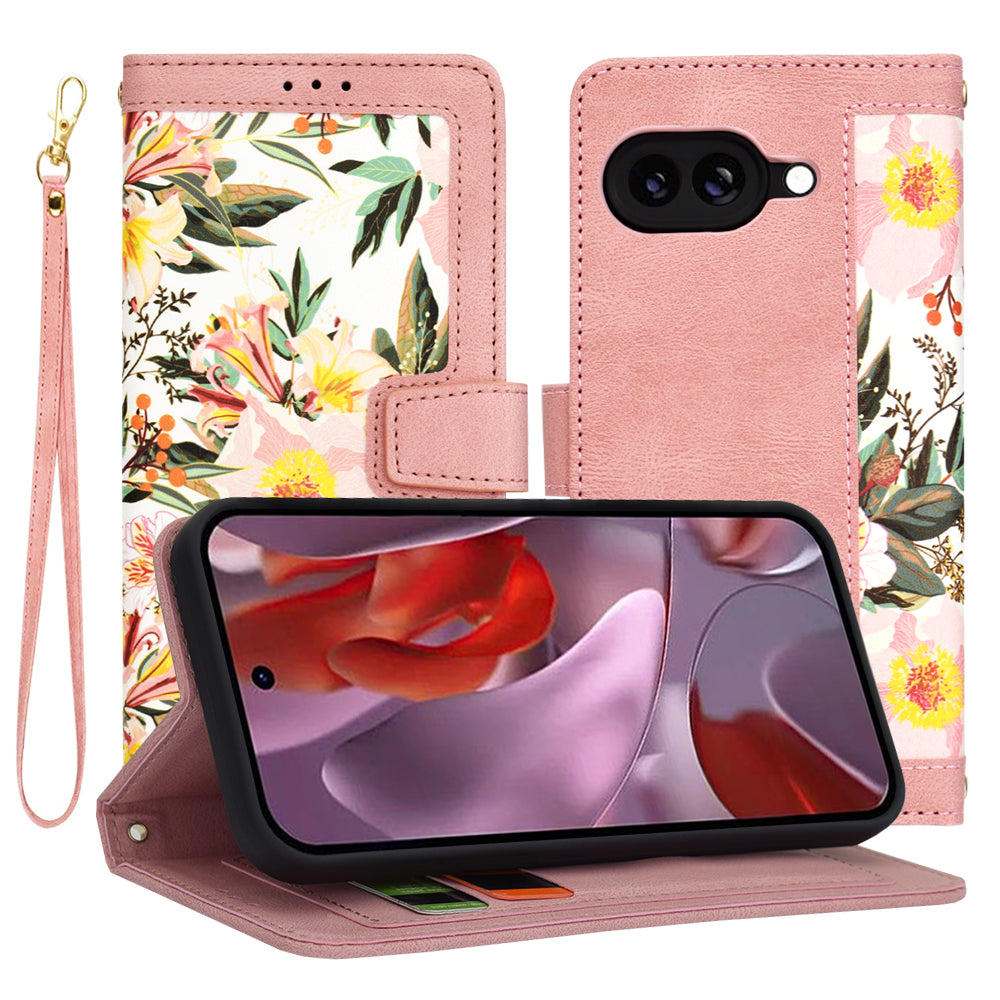 Husa de protectie Techsuit FlipCraft compatibil cu Google Pixel 9a, Sweetheart Pink