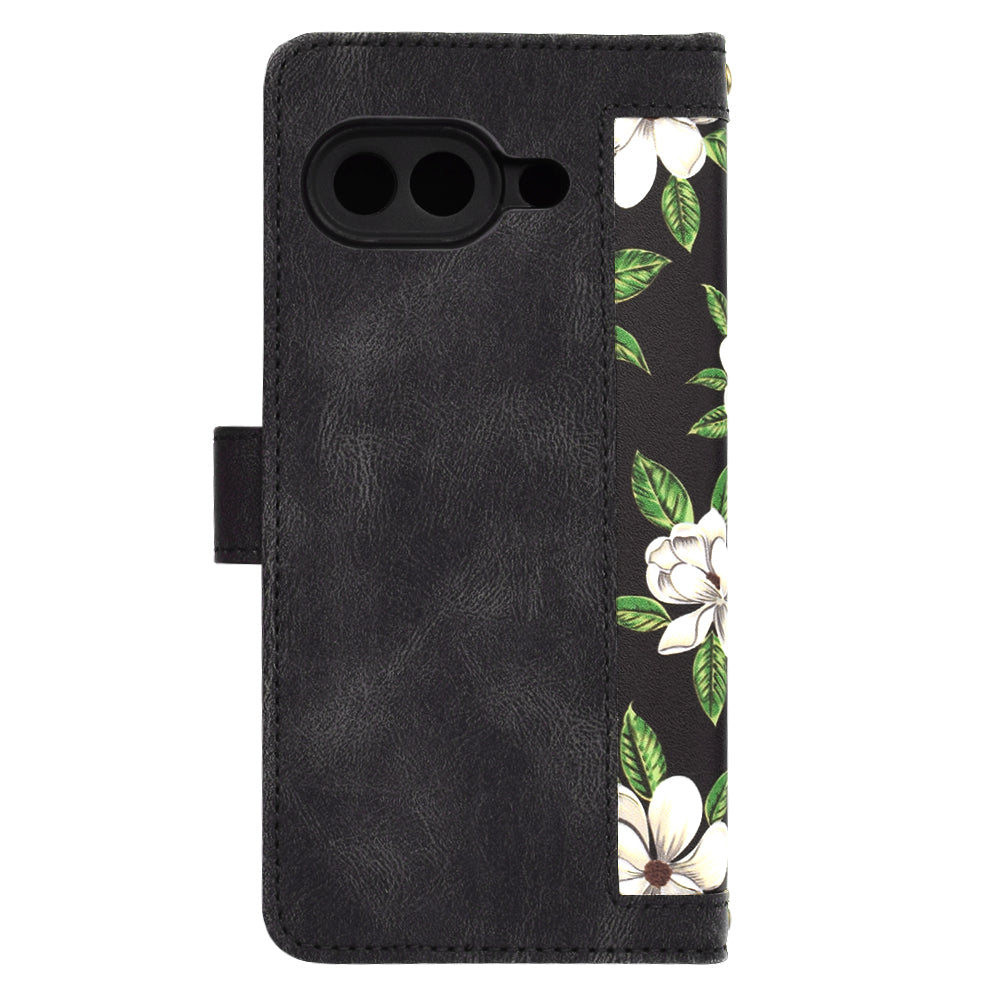 Husa de protectie Techsuit FlipCraft compatibil cu Google Pixel 9a, Flowers of the Dawn