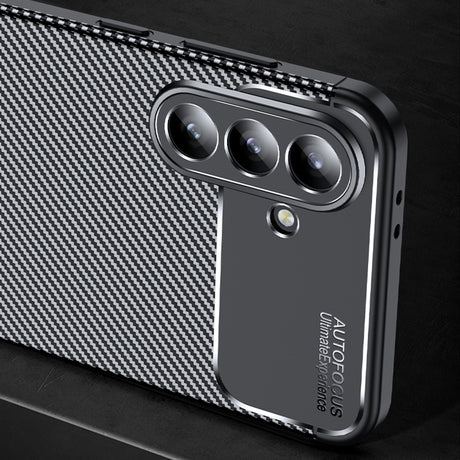 Husa de protectie Techsuit CarbonFiber compatibil cu Samsung Galaxy A36 5G / A37 5G, Negru
