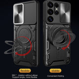Husa de protectie Techsuit CamGuard Pro compatibil cu Samsung Galaxy S25 Ultra, Roz Auriu