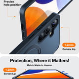 Husa de protectie Torras Ostand MagSafe Series compatibil cu Samsung Galaxy S24 Plus, Negru