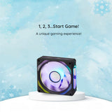 Accesoriu gaming Havit Cooler Fan (F2096), for PC, 1800RPM, 30dB, 12V, 3W, Negru