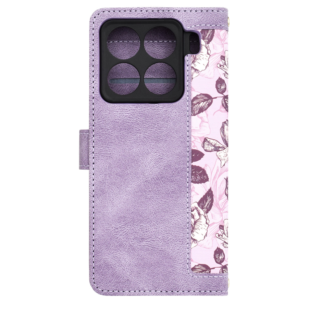 Husa de protectie Techsuit FlipCraft compatibil cu Xiaomi 15 Pro, Mysterious Purple