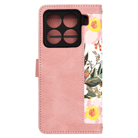 Husa de protectie Techsuit FlipCraft compatibil cu Xiaomi 15 Pro, Sweetheart Pink
