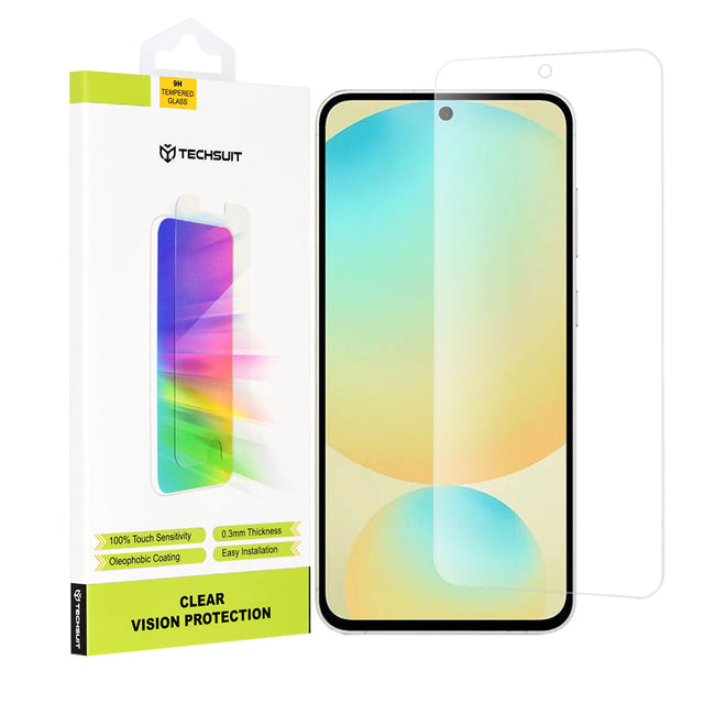 TechSuit Folie de protectie Techsuit Clear Vision Glass compatibil cu Samsung Galaxy S24 FE, Transparent