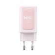 Incarcator Havit (UC260 EU), 2x USB-C, USB, 65W, Roz