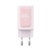 Incarcator Havit (UC260 EU), 2x USB-C, USB, 65W, Roz