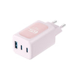 Incarcator Havit (UC260 EU), 2x USB-C, USB, 65W, Roz