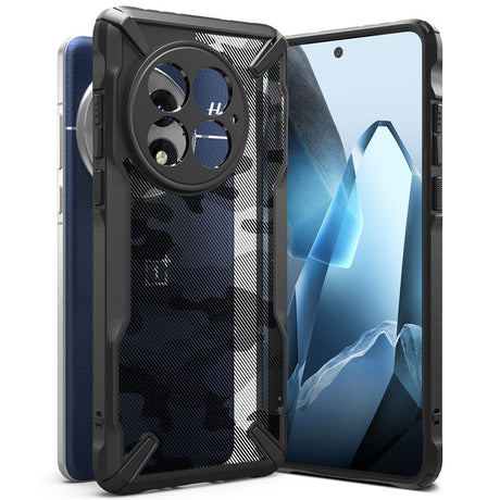 Husa de protectie Ringke Fusion X Design compatibil cu OnePlus 13, Camo Black