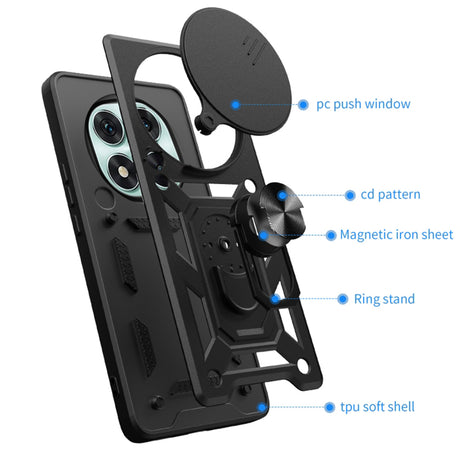 Husa de protectie Techsuit CamShield Series compatibil cu Honor Magic7 Pro, Roz Auriu