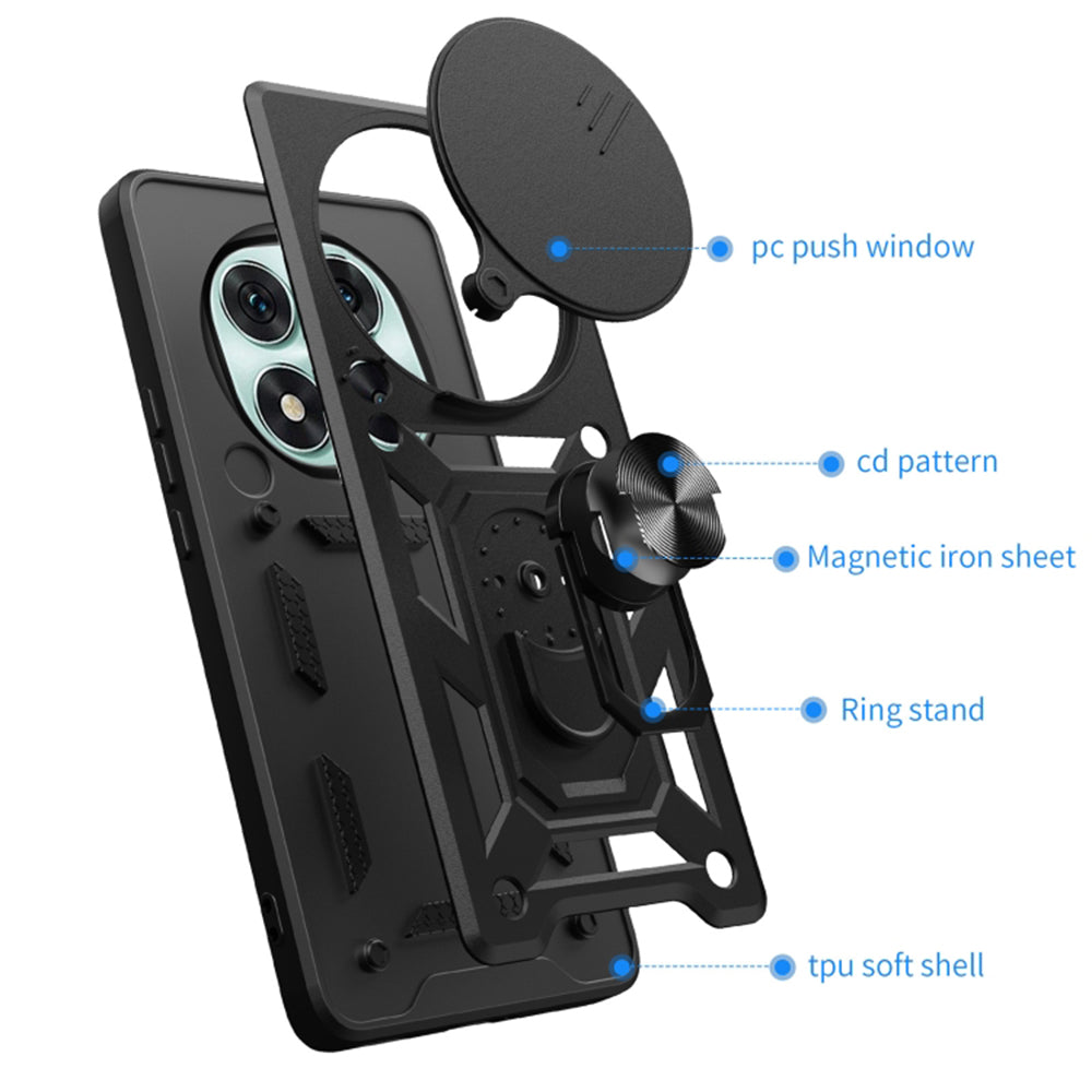 Husa de protectie Techsuit CamShield Series compatibil cu Honor Magic7 Pro, Negru
